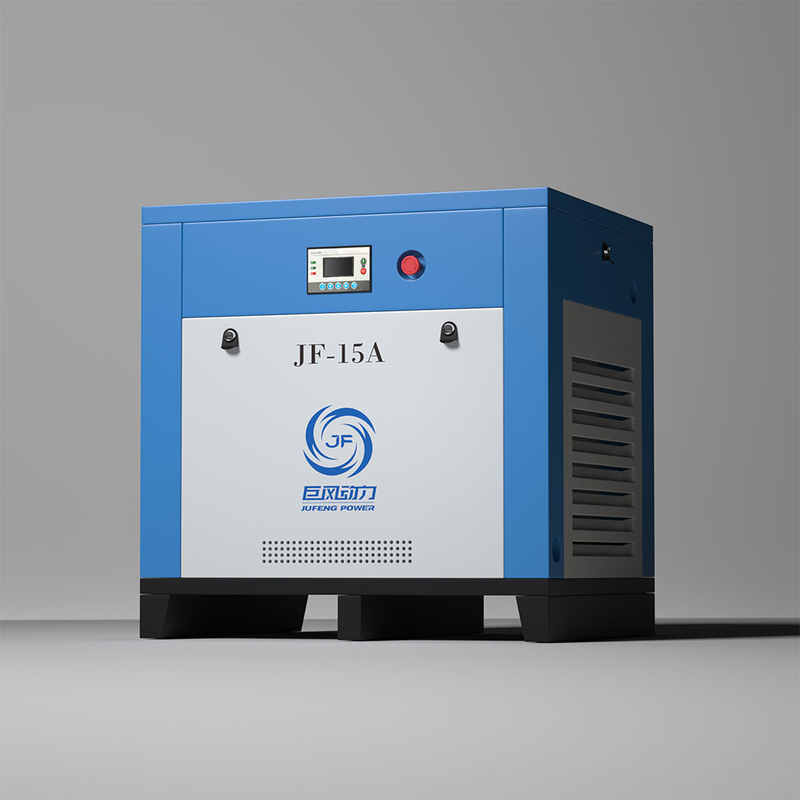 JF-15A 11kw Vermogen Frequentie Vaste snelheid Schroef type luchtcompressor met elektriciteit 380V / 3pH / 50Hz