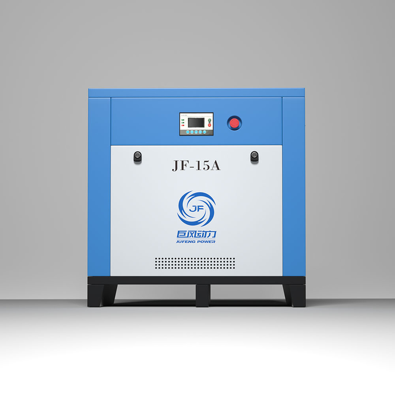 JF-15A 11kw Vermogen Frequentie Vaste snelheid Schroef type luchtcompressor met elektriciteit 380V / 3pH / 50Hz