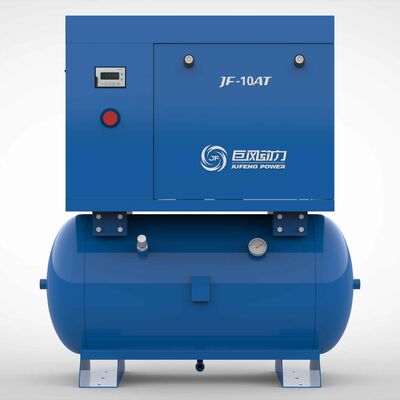 Jufeng 10 pk 7,5 kW eenfasige permanente magneetschroefluchtcompressor